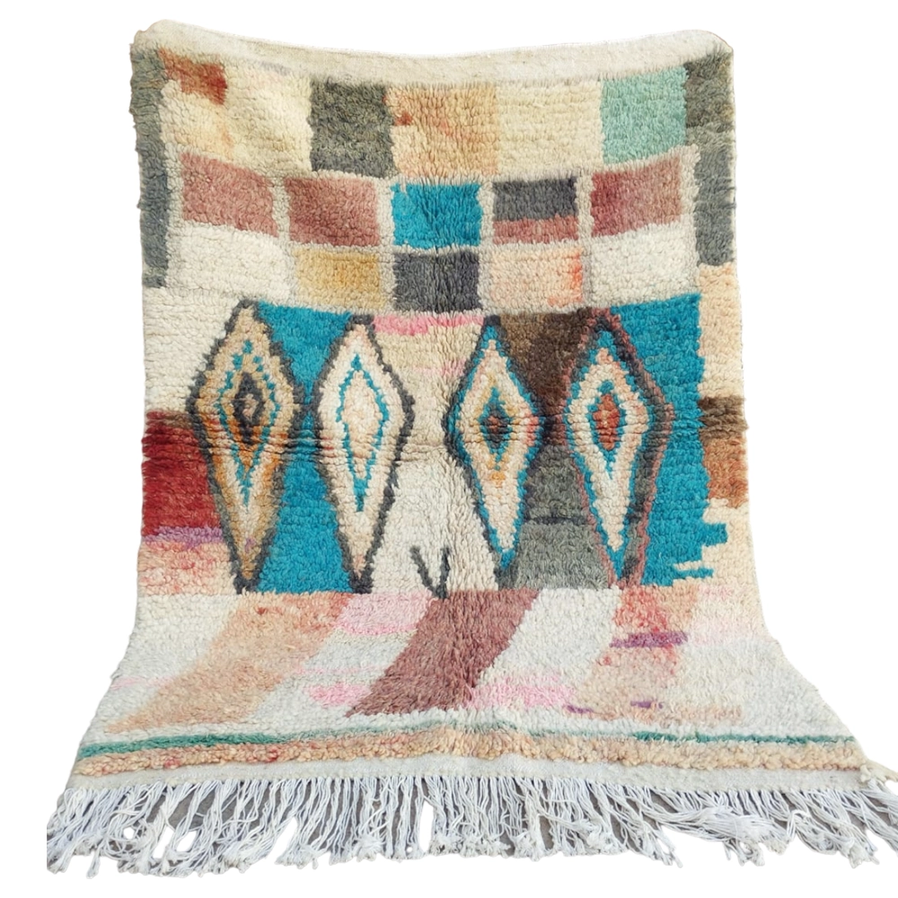 shag vintage moroccan berber rug