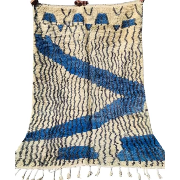 Vintage Moroccan Beni Rug 5.2’x7.8′