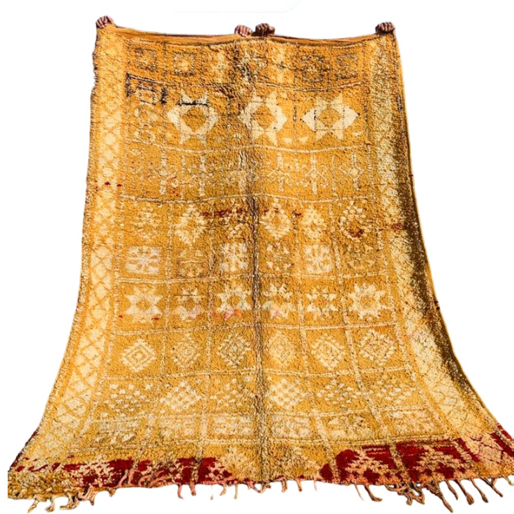 vintage moroccan wool rug