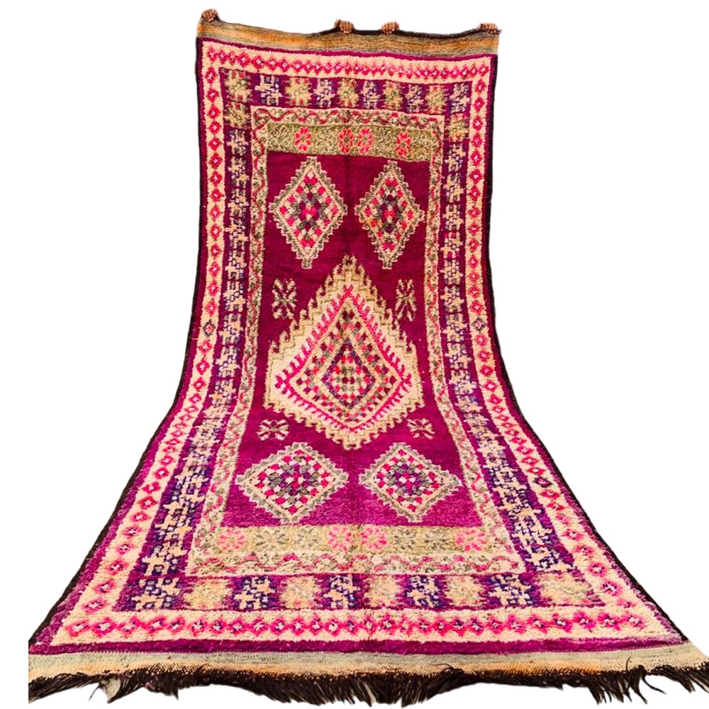 vintage moroccan wool rug