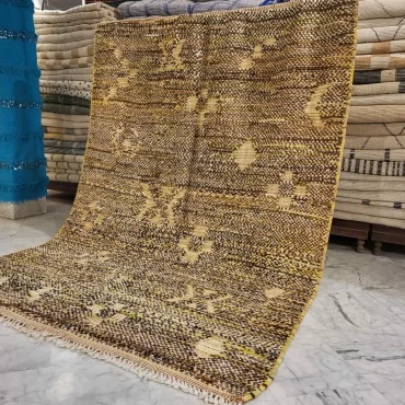 Vintage Moroccan Tribal Berber Wool Rug 7’x10′