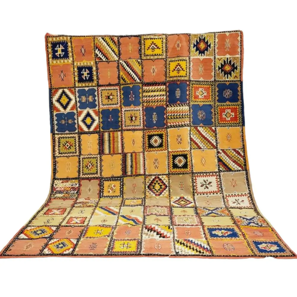 Taznakht Rug Moroccan vintage wool rug colorful