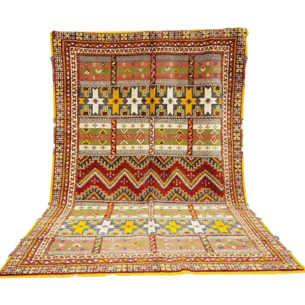 Taznakht Vintage Moroccan Berber Rug 7’x11′