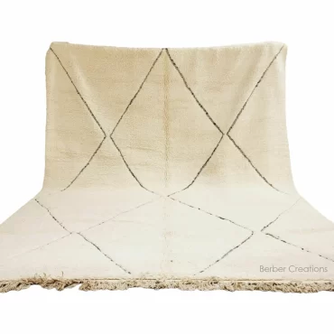 Shag Moroccan Beni Ourain Berber Rug 10’x14′