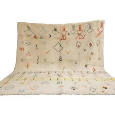 Shag Tribal Moroccan Berber Wool Rug 10’x11′