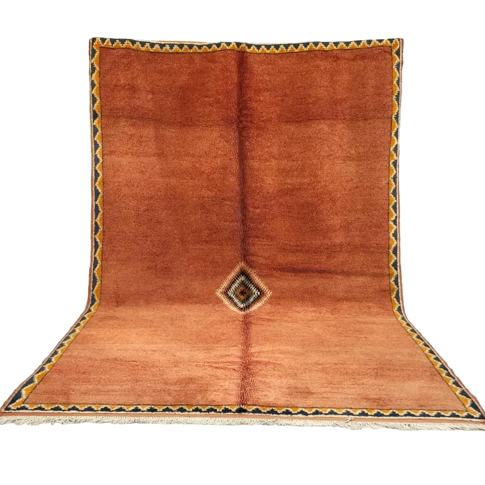 handmade vintage moroccan berber wool rug