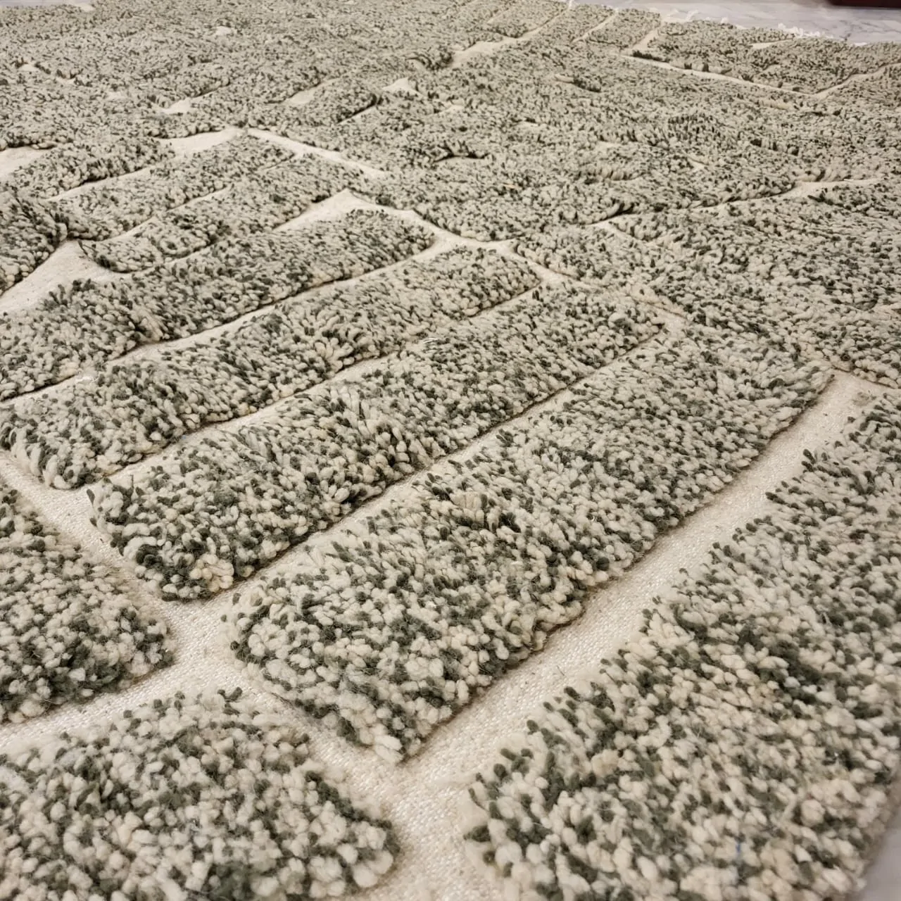 Shag Handmade Beni Ourain Rug 10'x13' - Image 3