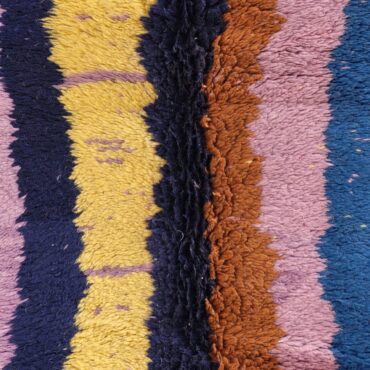Shag Colorful Moroccan Wool Rug 6’x8′