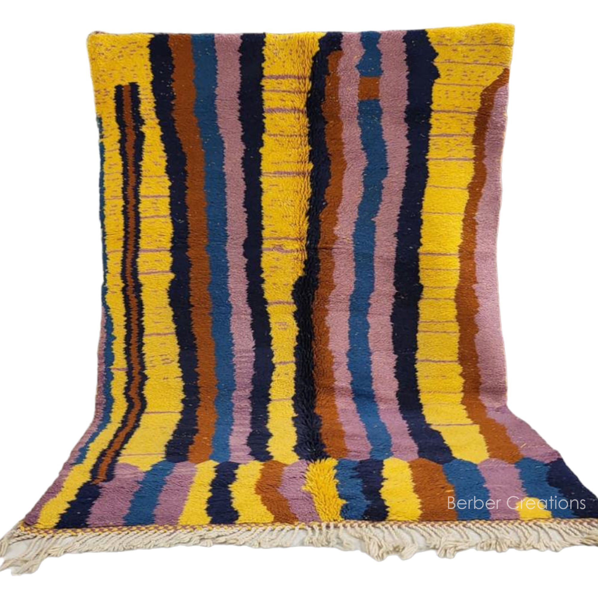 moroccan colorful berber wool rug