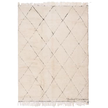 Handwoven Berber Beni Wool Rug