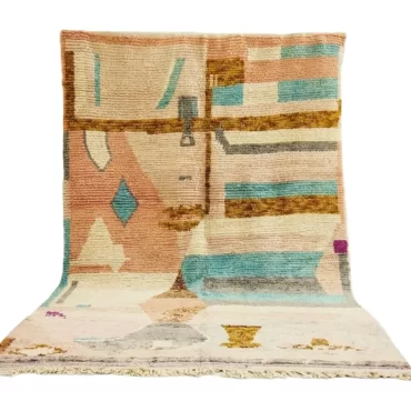 Vintage Moroccan Berber Wool Rug 7’x10′