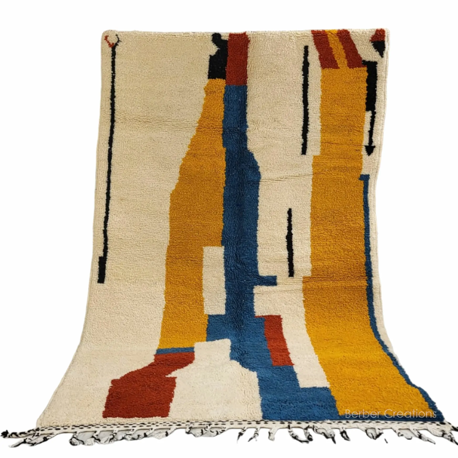 shag moroccan abstract wool rug