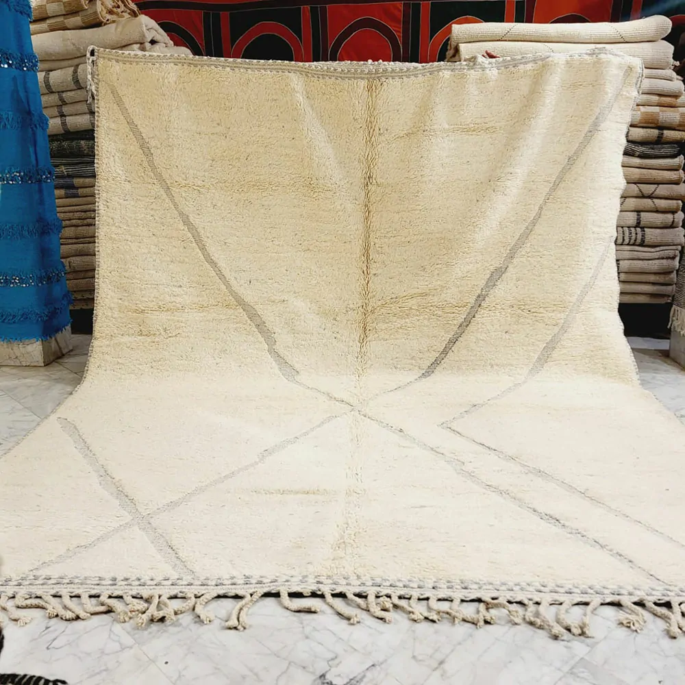 shag moroccan beni ourain wool rug