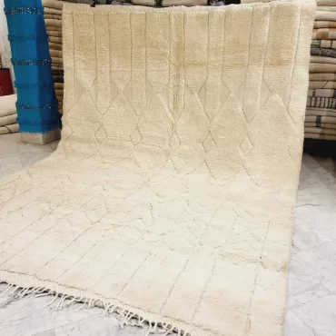 Shag Moroccan Beni Ourain Berber Rug 10’x13′