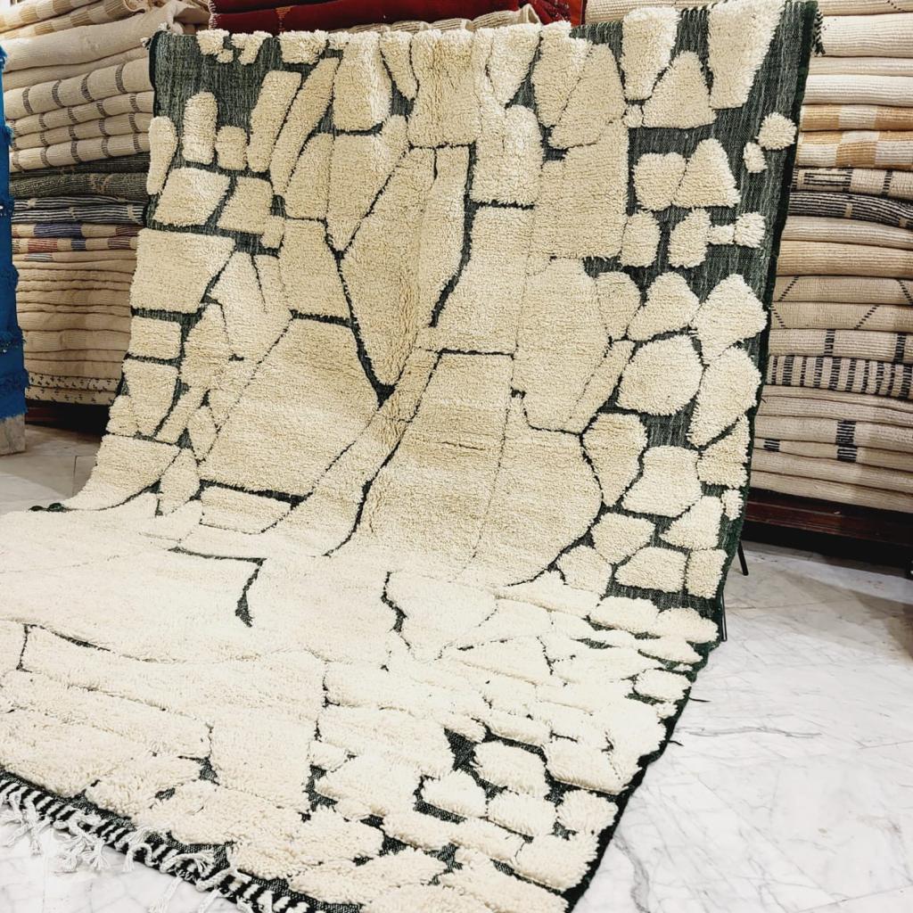 Shag Handmade Beni Ourain Rug 8'x12' - Image 4