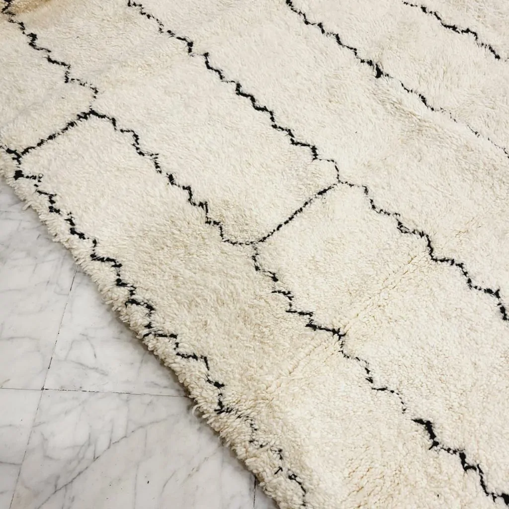 Shag Moroccan Beni Ourain Rug 10'x14' - Image 4