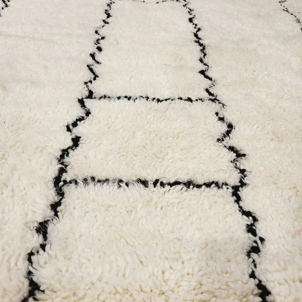 Shag Moroccan Beni Ourain Rug 10'x14' - Image 6