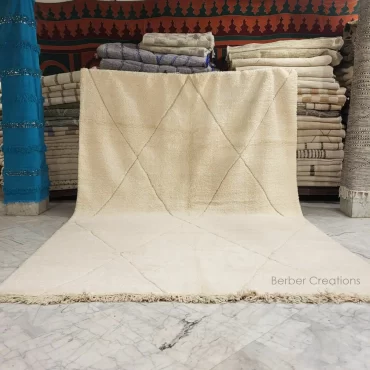 Shag Moroccan Beni Ourain Rug 9’x13′