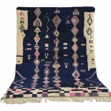 Shag Moroccan Azilal Berber Rug Boho Style 6’x8′