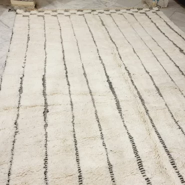 Shag Moroccan Beni Ourain Rug 10’x13′