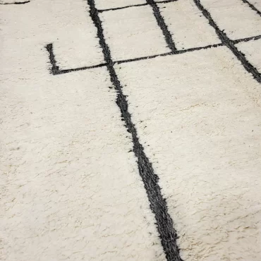 Shag Moroccan Beni Ourain Rug 8’x10′