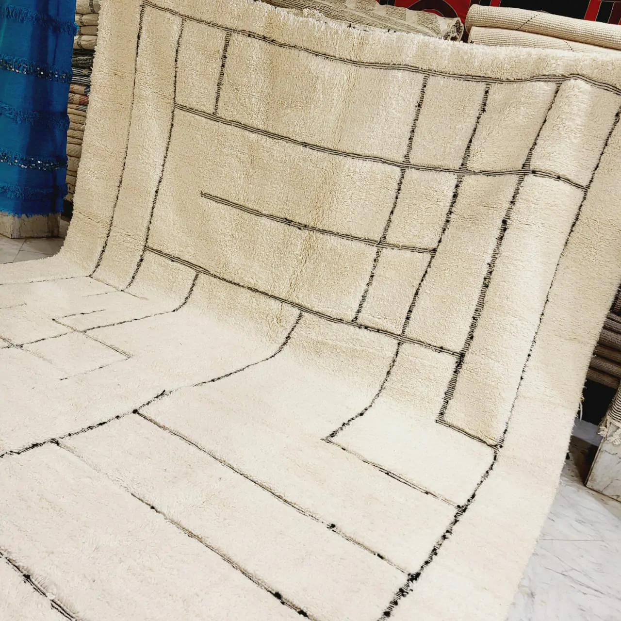 shag moroccan beni ourain rug