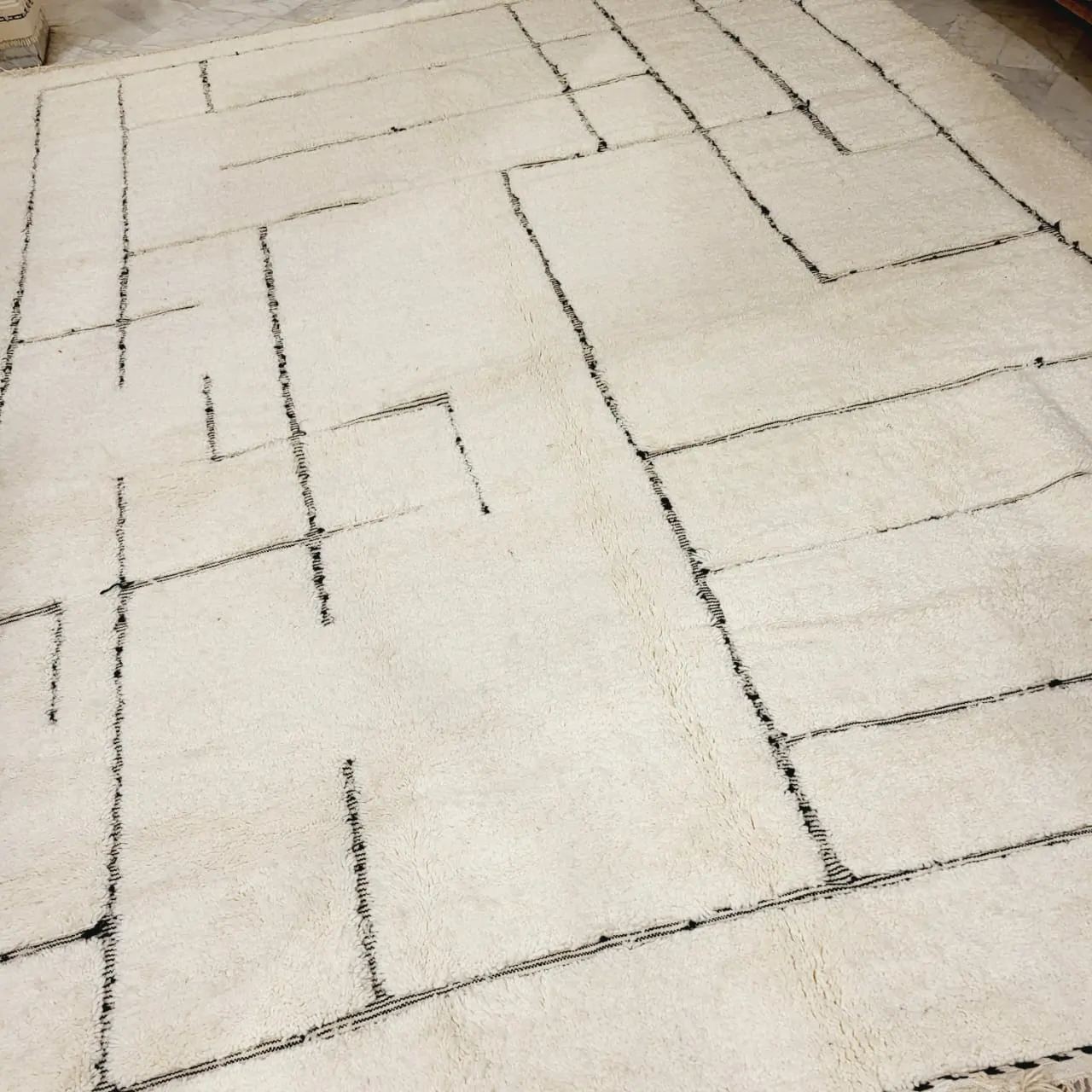 shag moroccan beni ourain