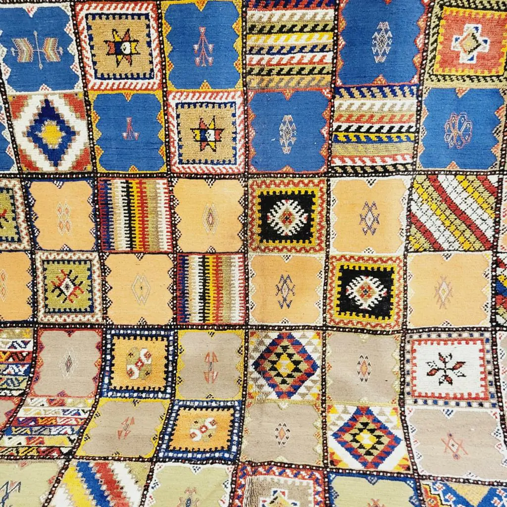 Taznakht Vintage Moroccan Berber Rug 7'x10' - Image 11