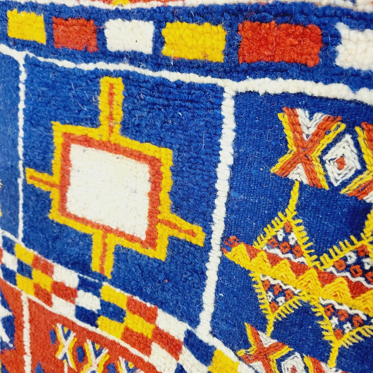 Taznakht Vintage Moroccan Berber Rug 7'x10' - Image 3