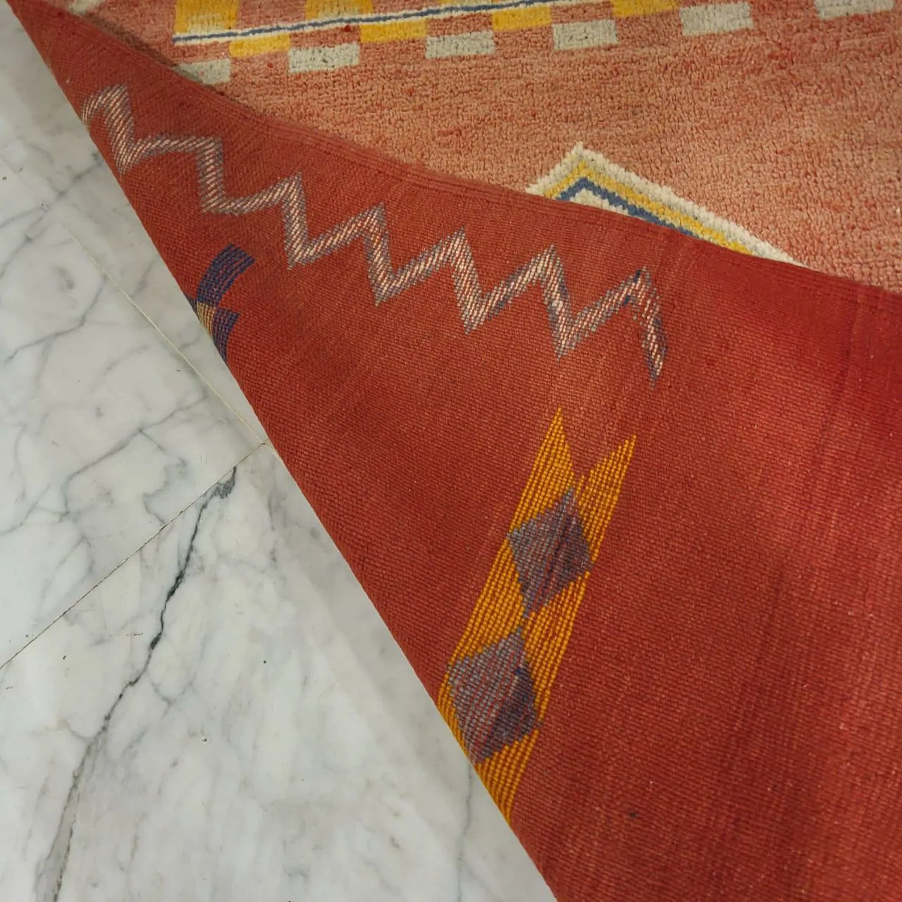 Taznakht Vintage Moroccan Berber Rug 7'x10' - Image 9