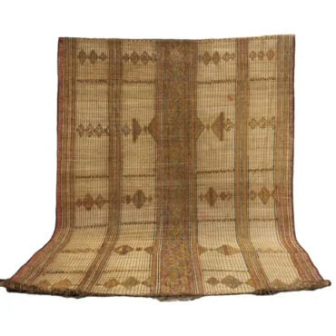 Tuareg Mat Tribal Vintage Mauritanian Rug 7’x9′