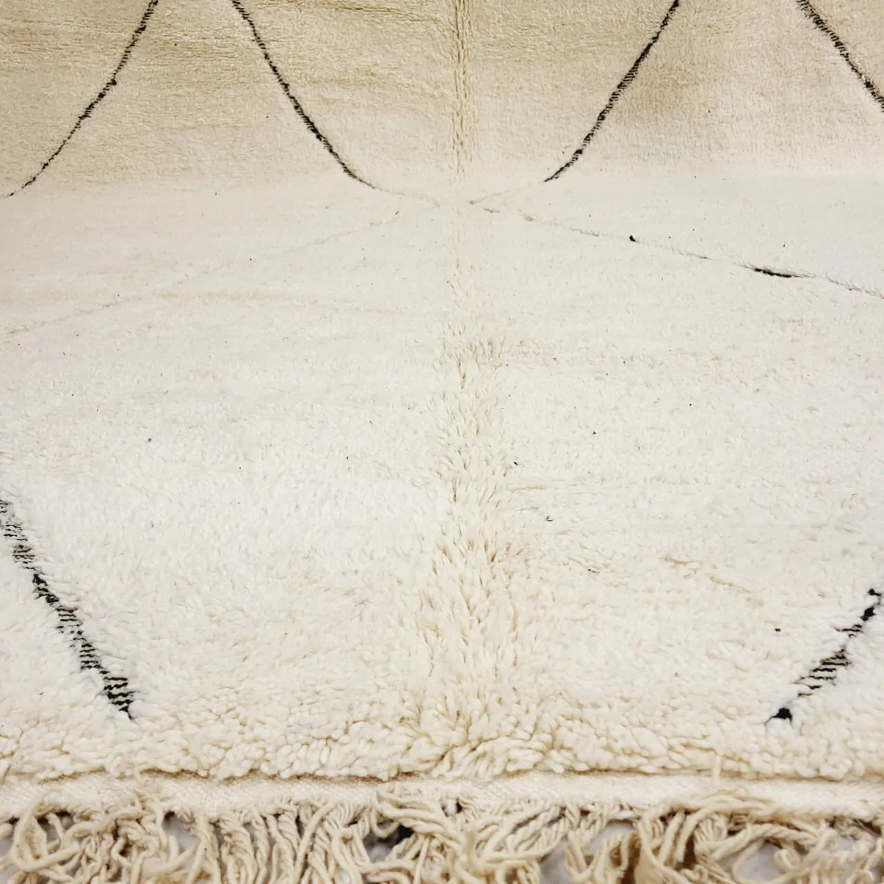 Shag Moroccan Beni Ourain Berber Rug 10’x14′