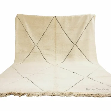 Shag Moroccan Beni Ourain Berber Rug 10’x14′