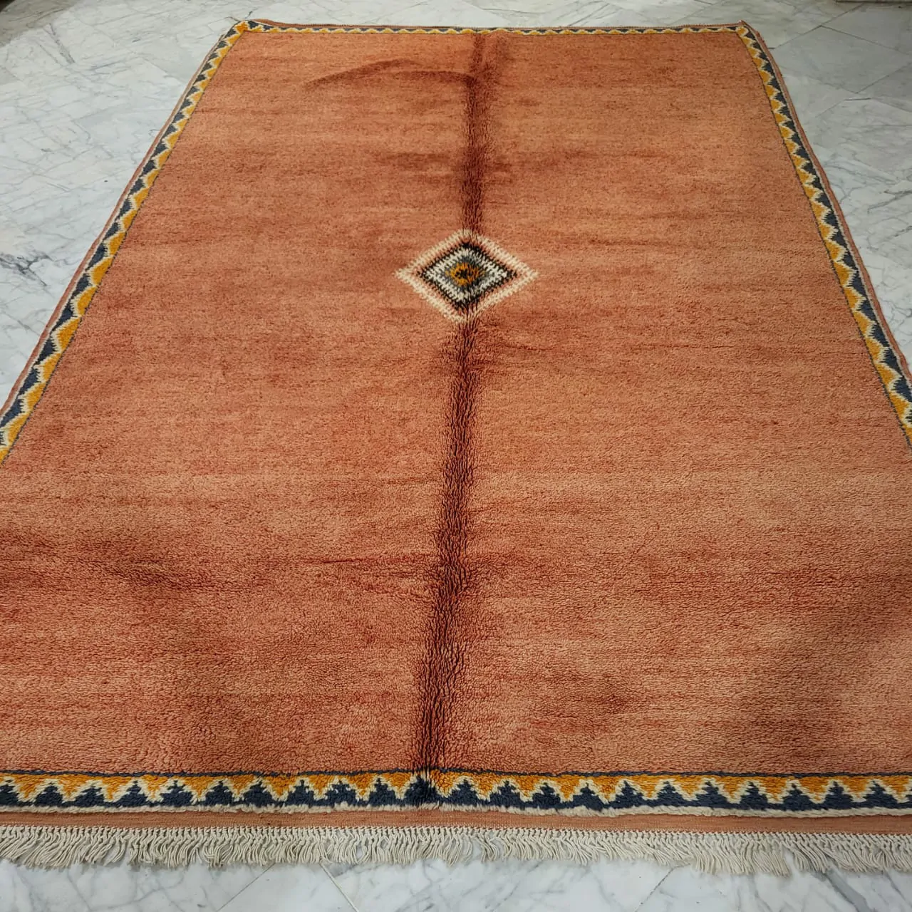 Vintage Moroccan Berber Rug 7'x10' - Image 12