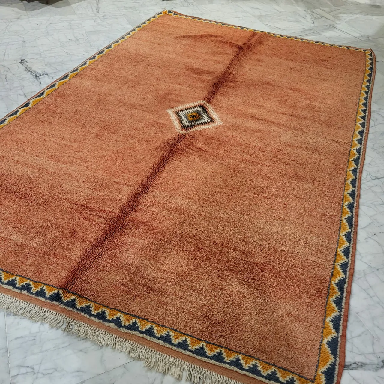 Vintage Moroccan Berber Rug 7'x10' - Image 13