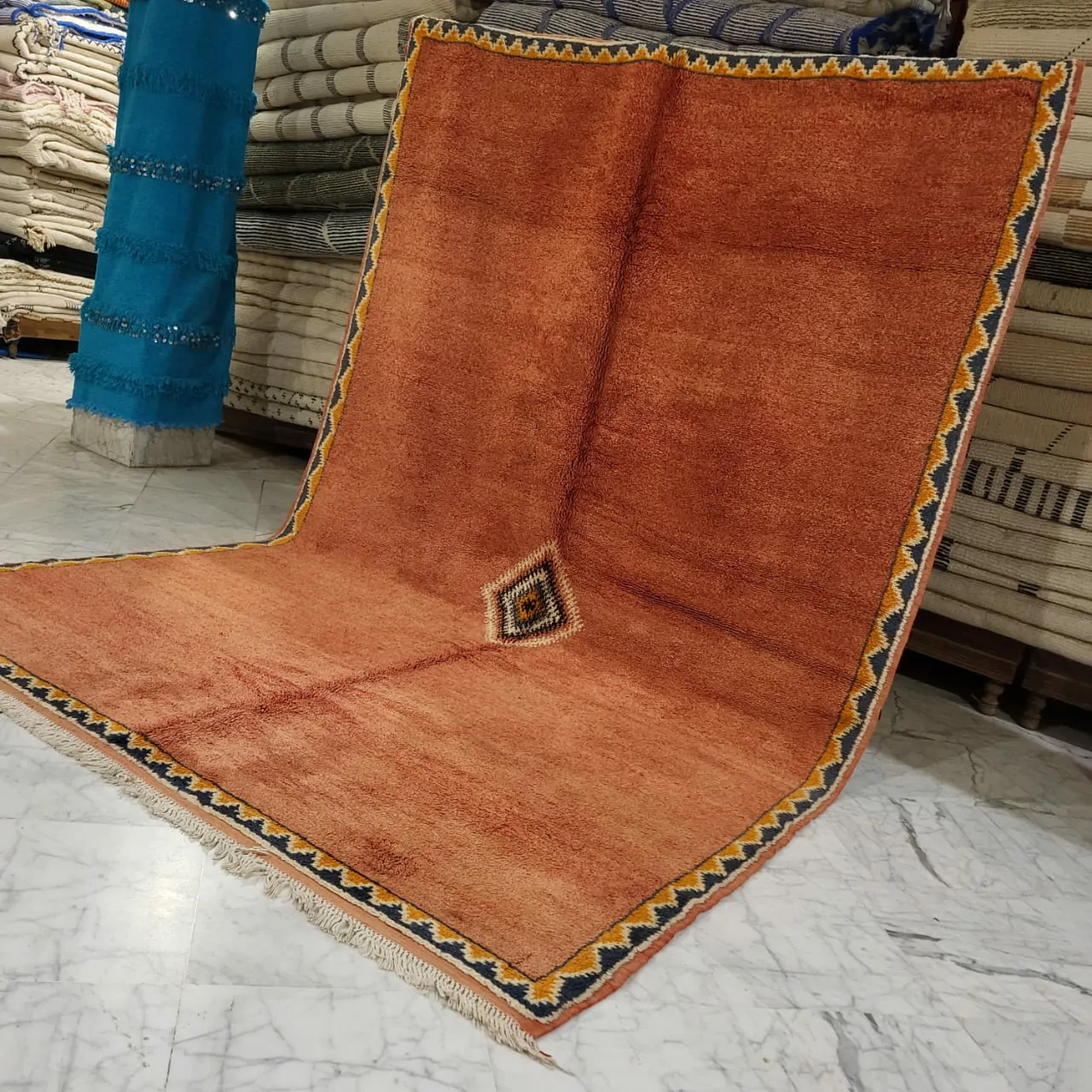 Vintage Moroccan Berber Rug  7’x10′