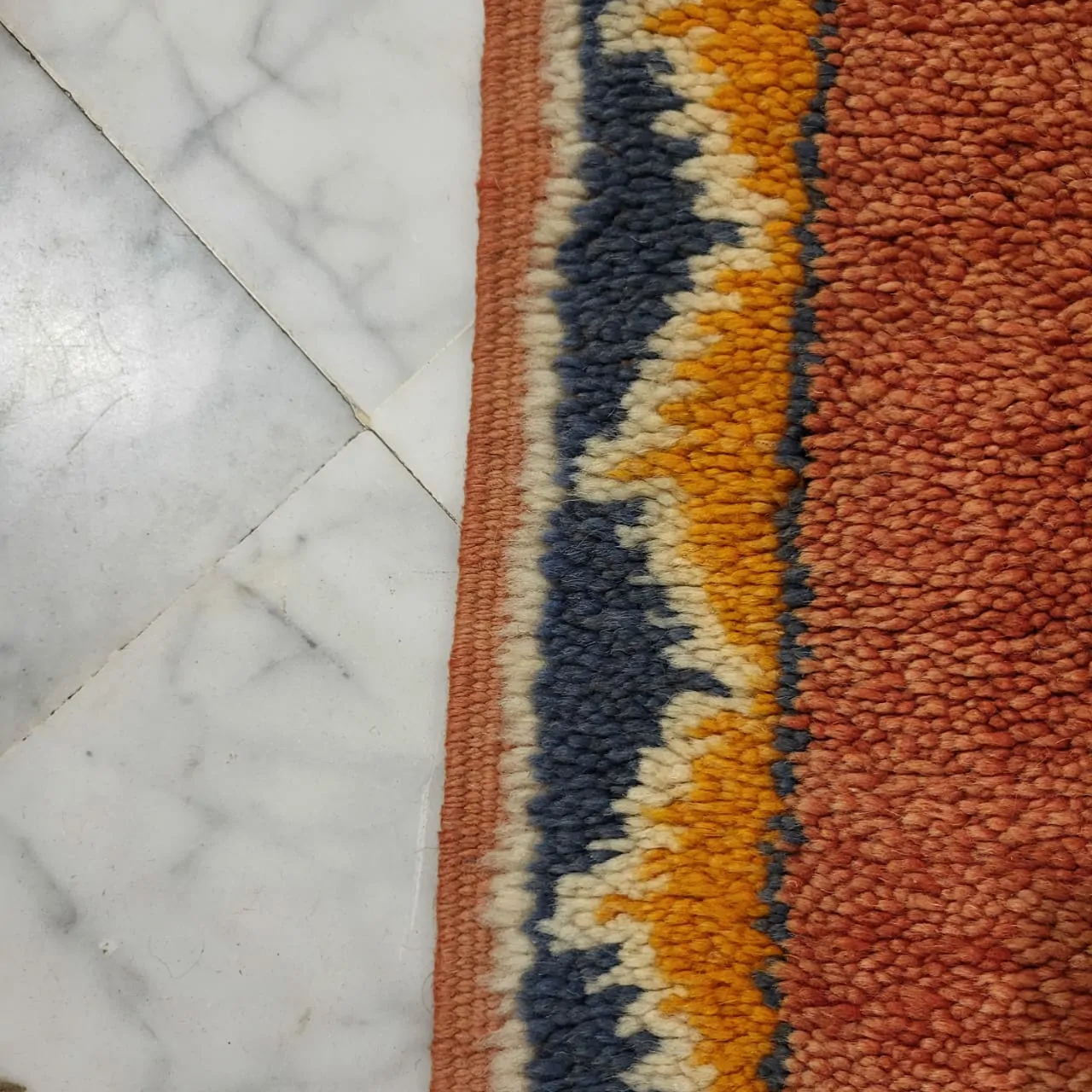 Vintage Moroccan Berber Rug 7'x10' - Image 3