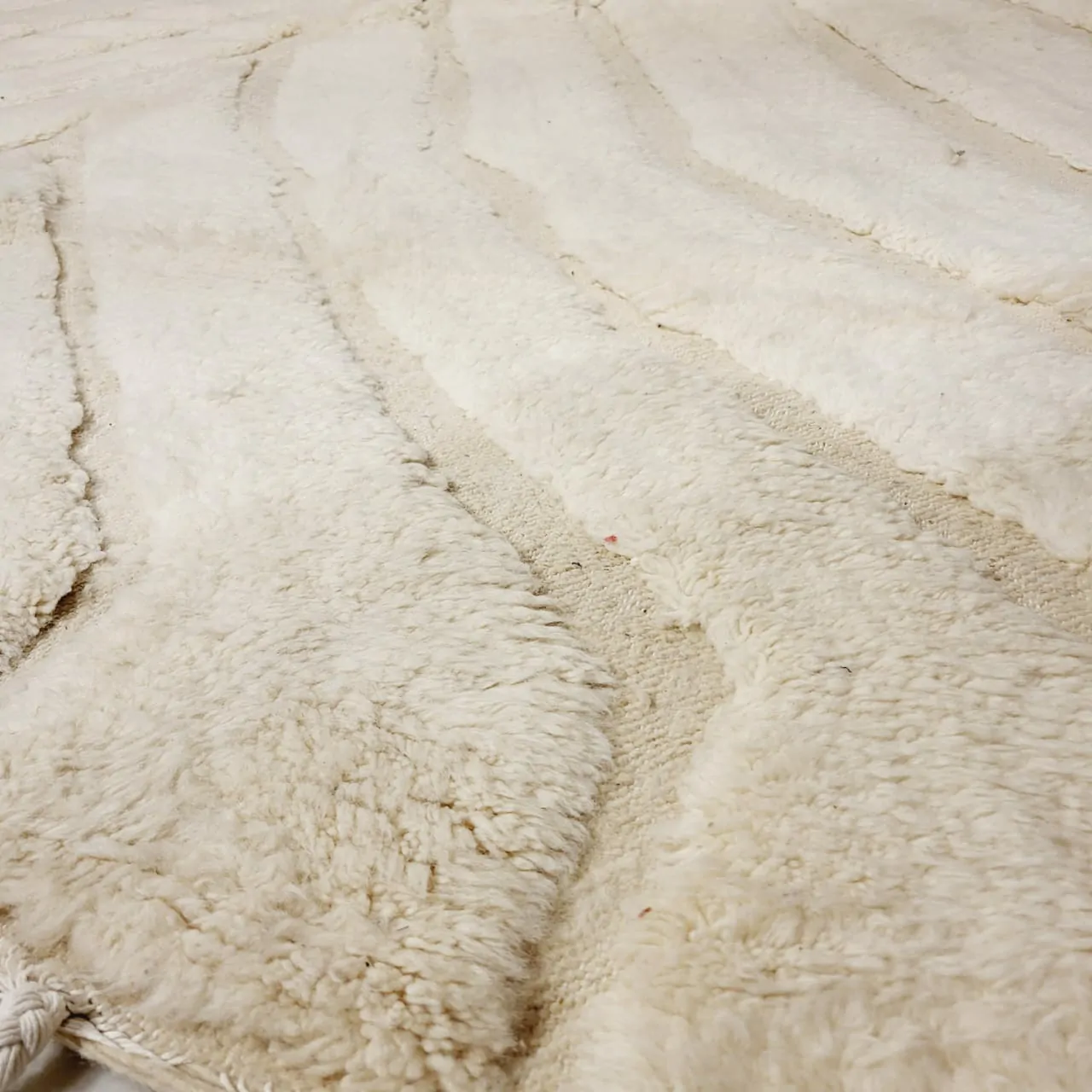 Large Shag Handmade Beni Ourain Rug 10'x14' - Image 3