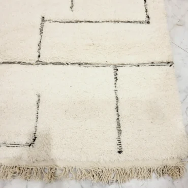 Shag Moroccan Beni Ourain Berber Rug 11’x13′