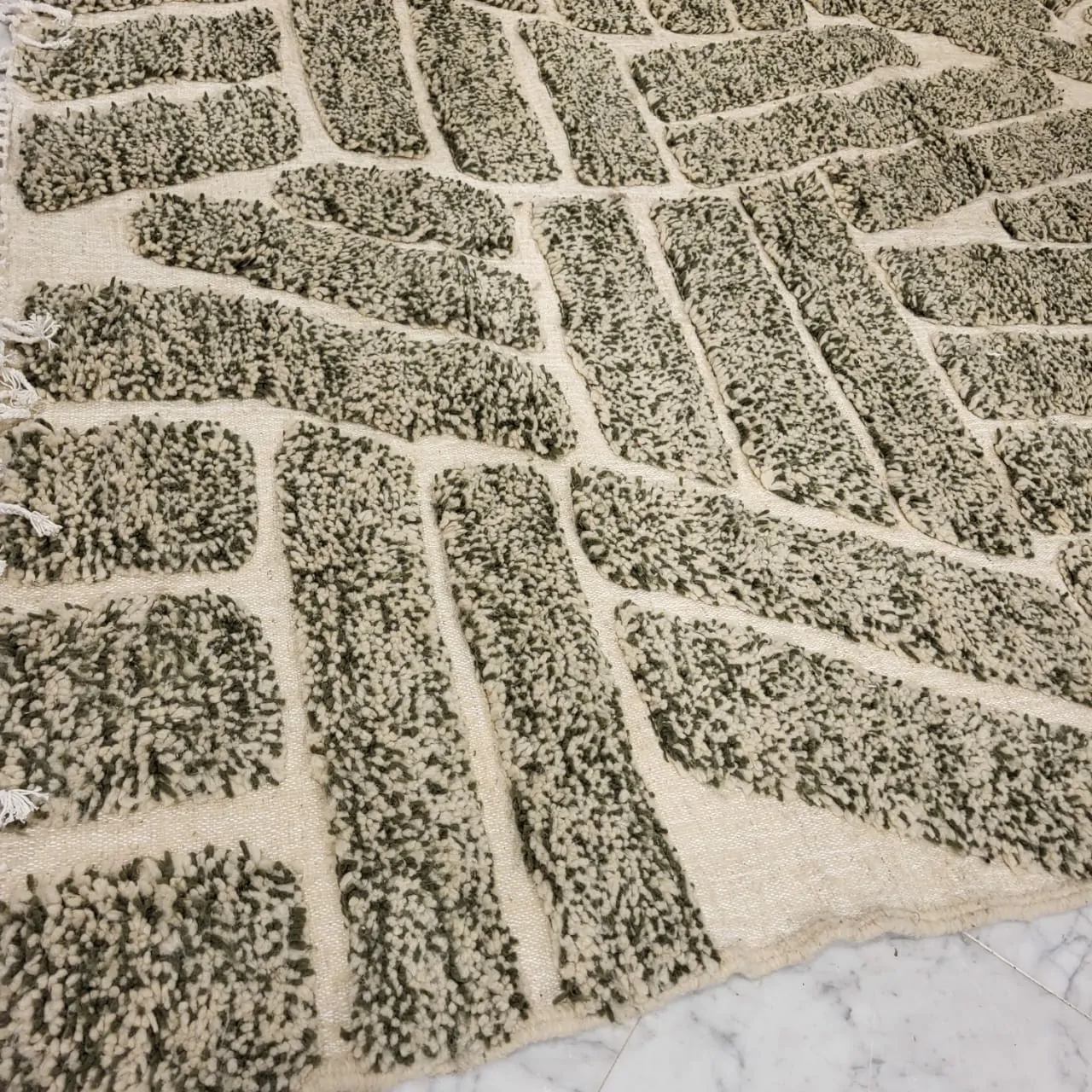 Shag Handmade Beni Ourain Rug 10’x13′