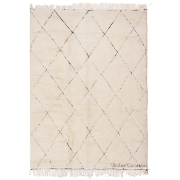 Handwoven Berber Beni Wool Rug