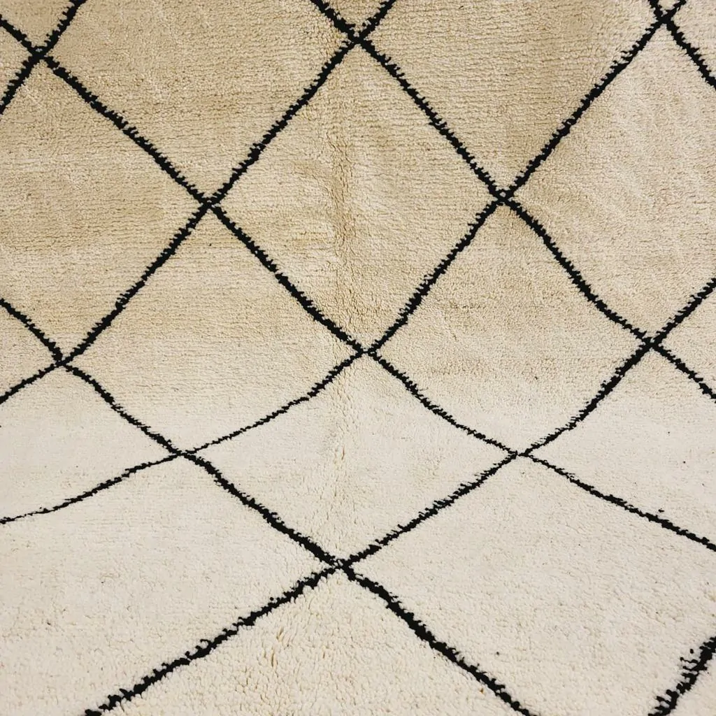 Shag Handmade Beni Ourain Rug 7'x10' - Image 10