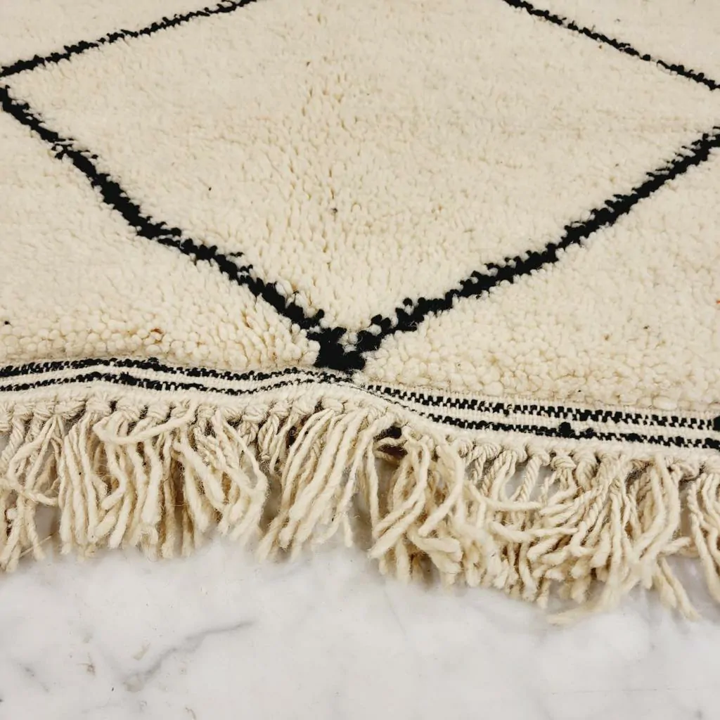 Shag Handmade Beni Ourain Rug 7'x10' - Image 3