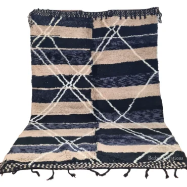 Shag Handmade Beni Rug 6.5’x9.8′ – MBR0112