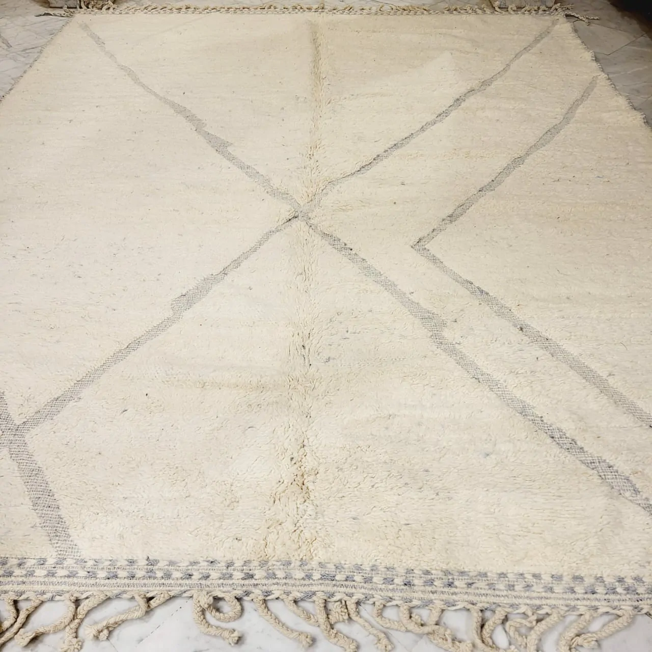 Shag Handmade Beni Ourain Rug 10'x14' - Image 7