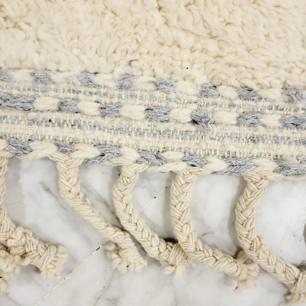 Shag Handmade Beni Ourain Rug 10'x14' - Image 8