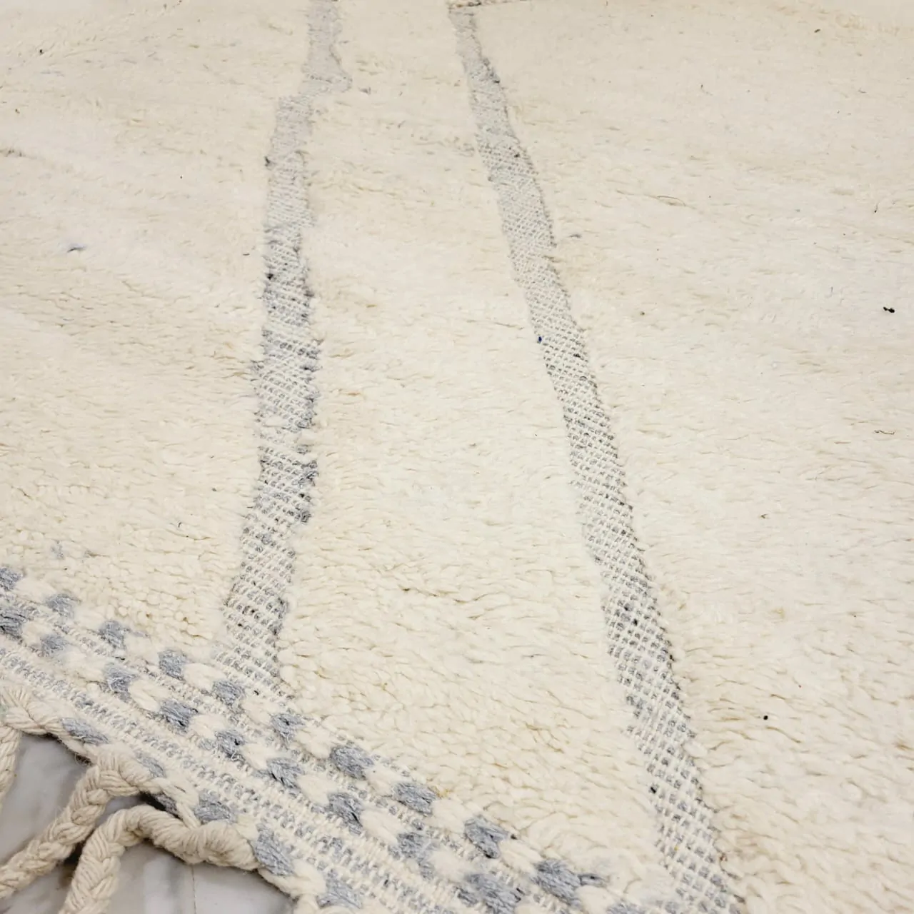 Shag Handmade Beni Ourain Rug 10'x14' - Image 9