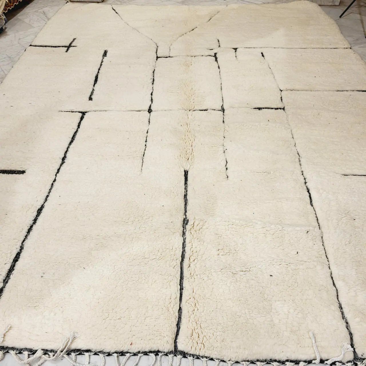 Shag Handmade Beni Ourain Rug 10'x14' - Image 9