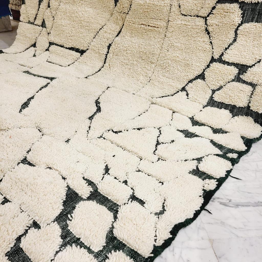 Shag Handmade Beni Ourain Rug 8'x12' - Image 5