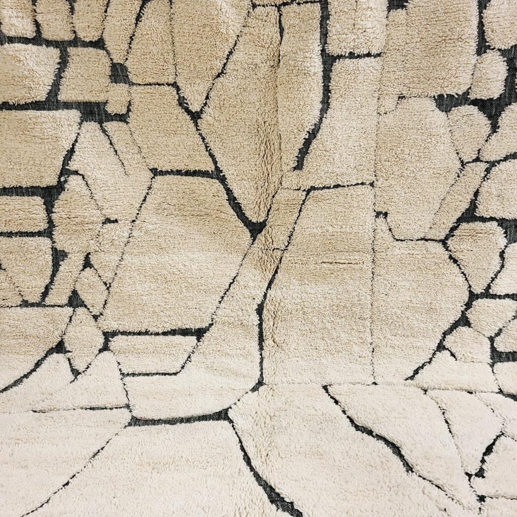 Shag Handmade Beni Ourain Rug 8'x12' - Image 8